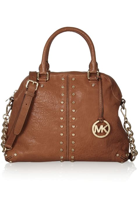 solid brown michael kors purses.